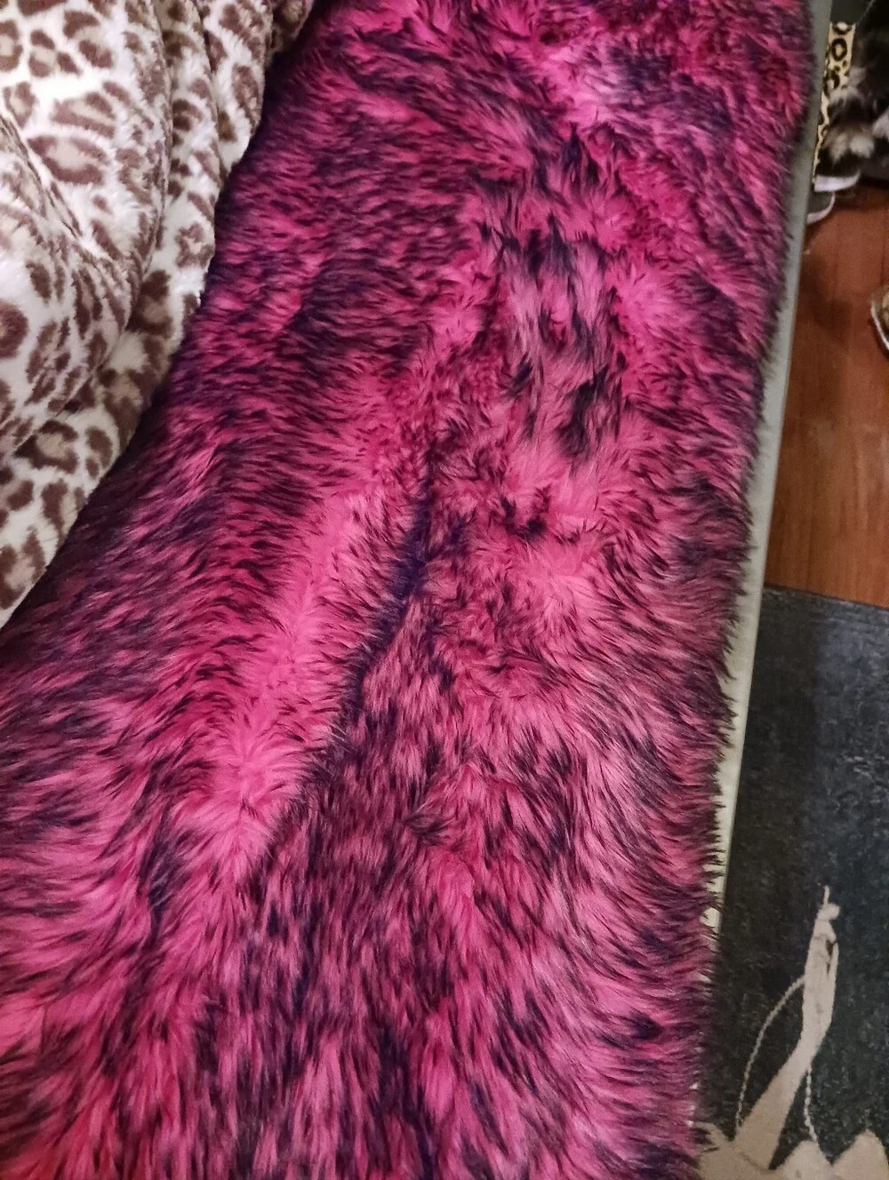 Minky beautiful fushia